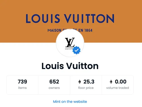 Louis Vuitton NFT Scam Alert