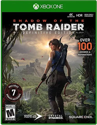 Cover of a copy of Tomb Raider for XBOX