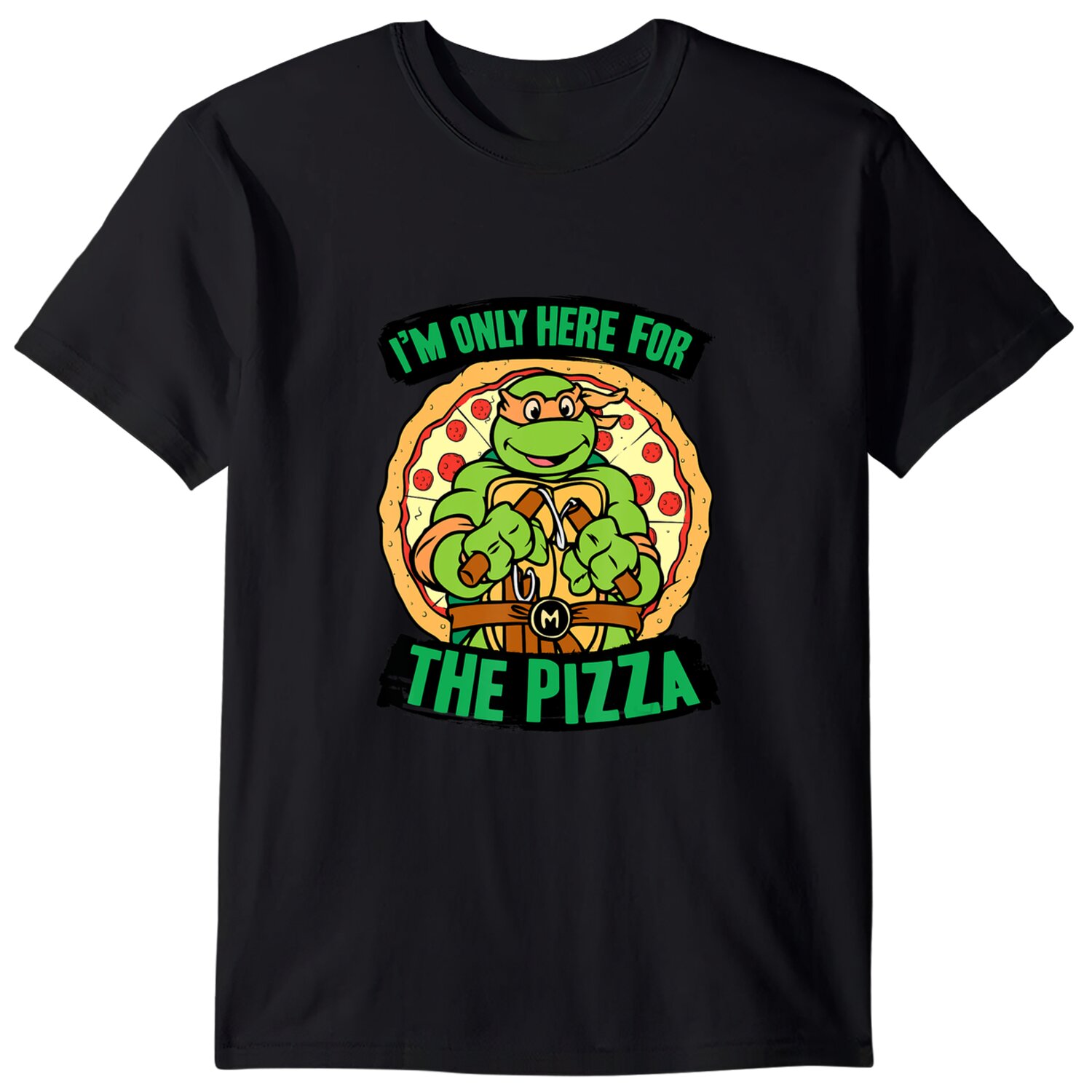 Ninja Turtles Group Green Sleeved Juvenile T-Shirt