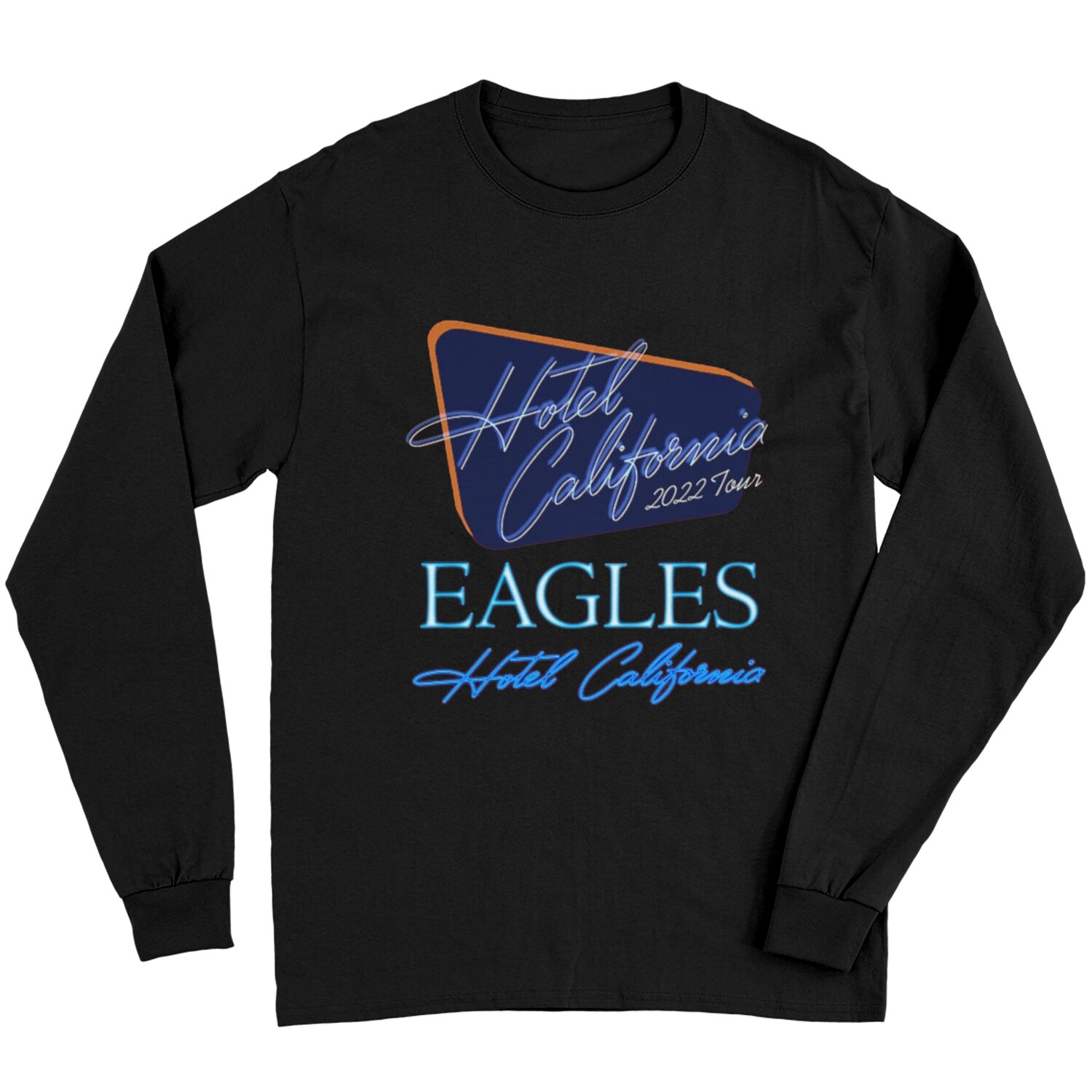 Eagles Hotel California Album Art Tribute Tee - Vintage Band Shirts