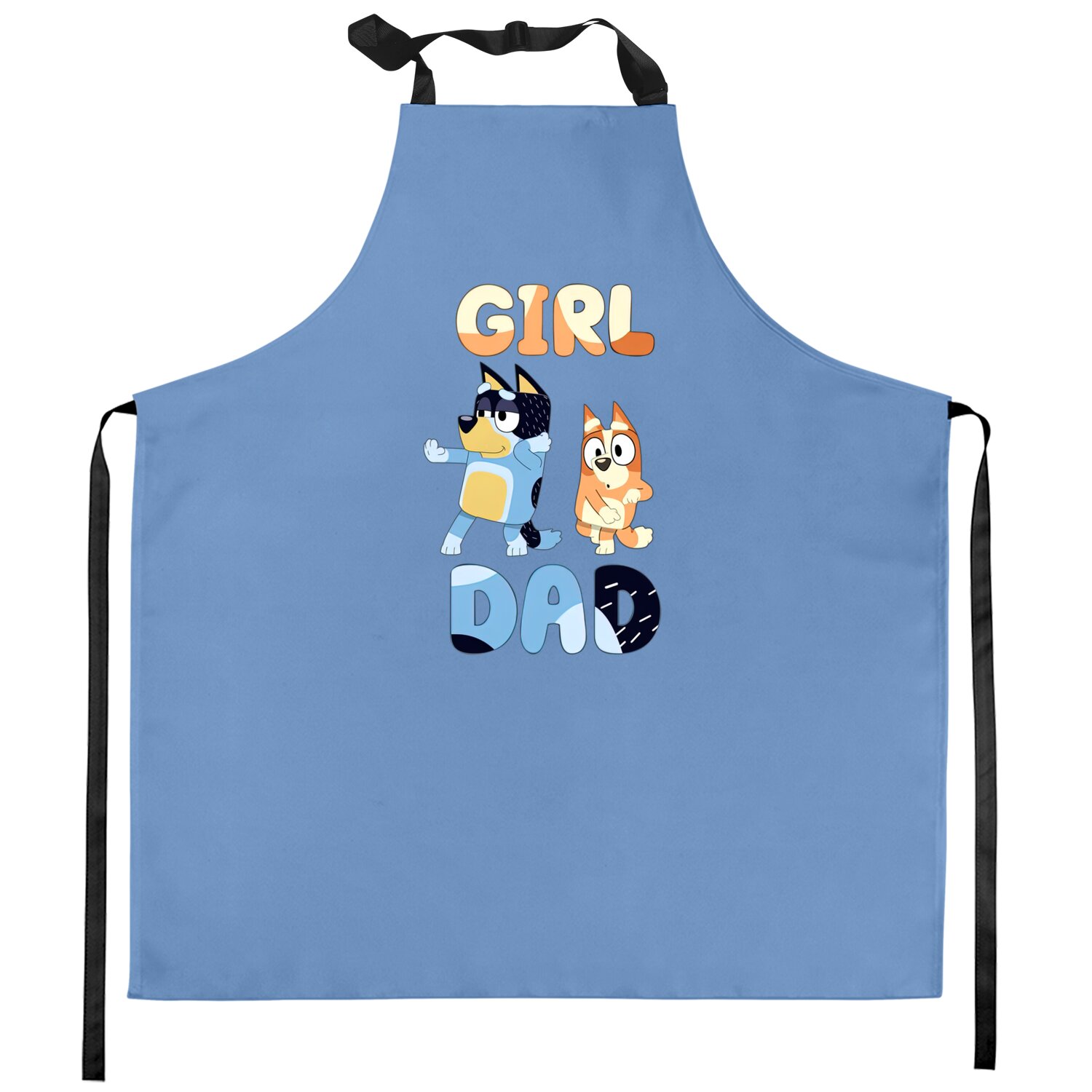 Bluey Girl Dad Kitchen Aprons