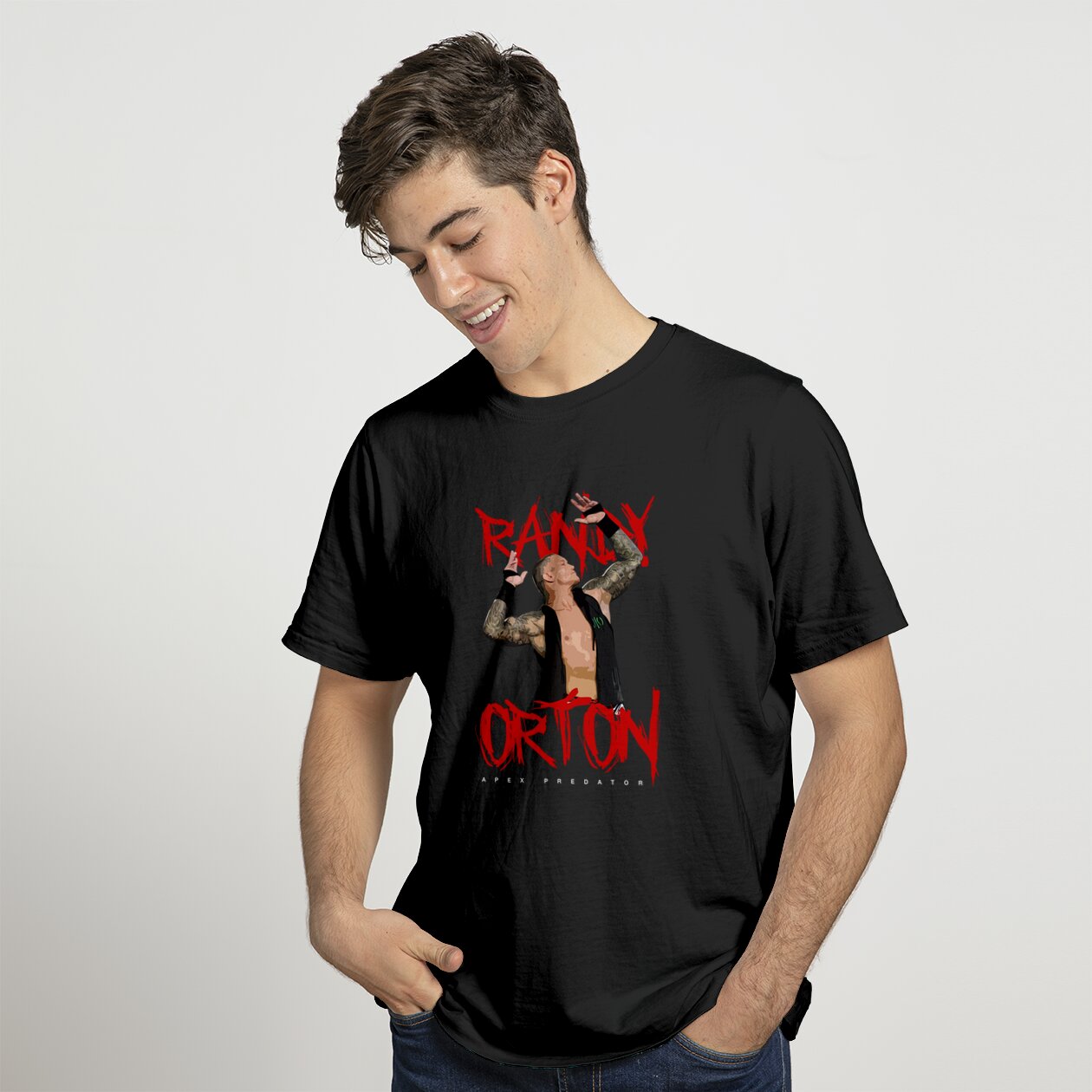 Randy Orton Blk - Randy Orton - T-Shirt