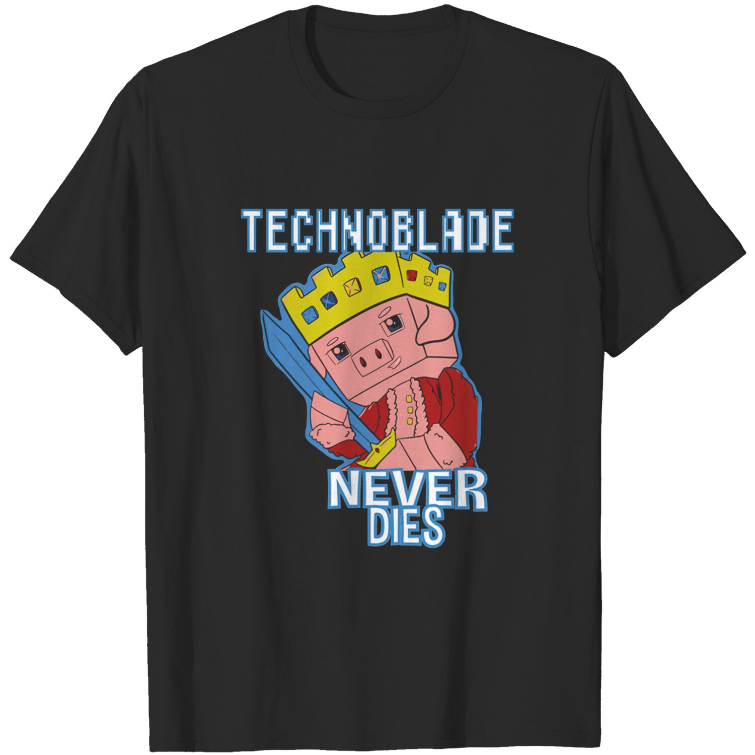 Technoblade never dies - Technoblade merch - Dream SMP Merch Wood Print by  TeamDzShirts - Pixels