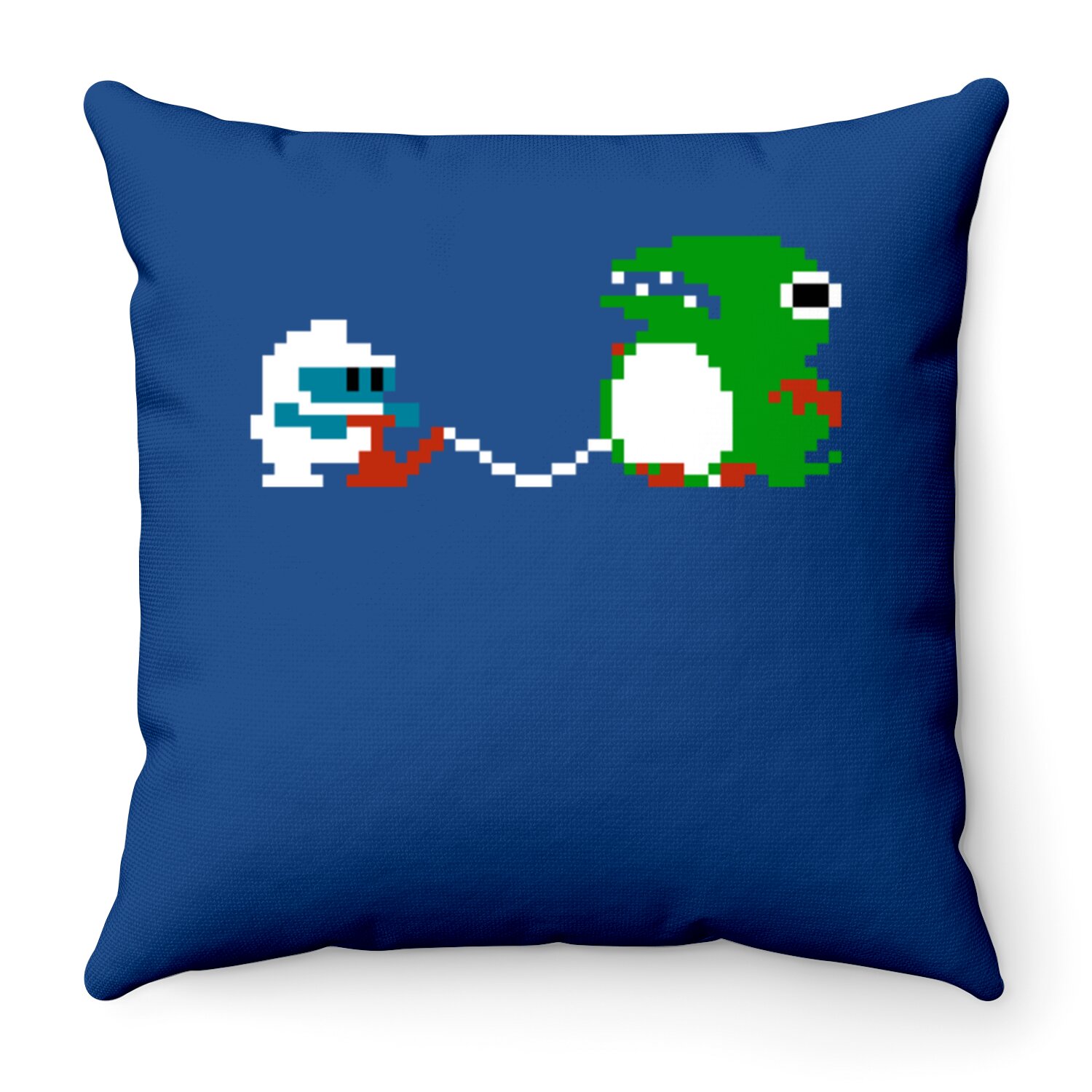Dig Dug Throw Pillows