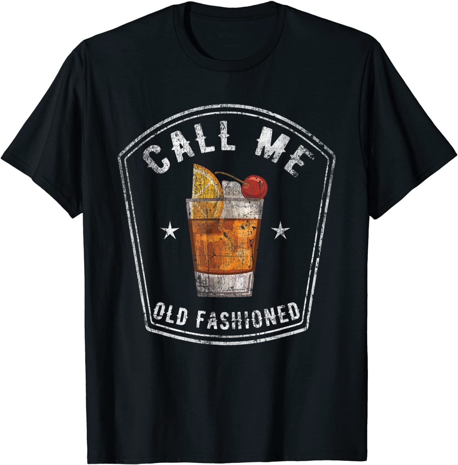 Discover Vintage Call Me Old Fashioned Whiskey Funny T-Shirt