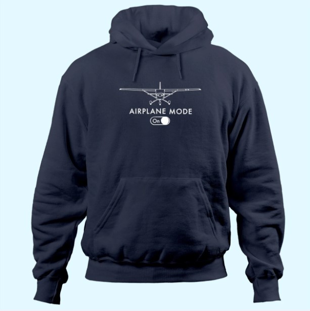 Pilot C172 Flying Gift Airplane Mode Hoodie