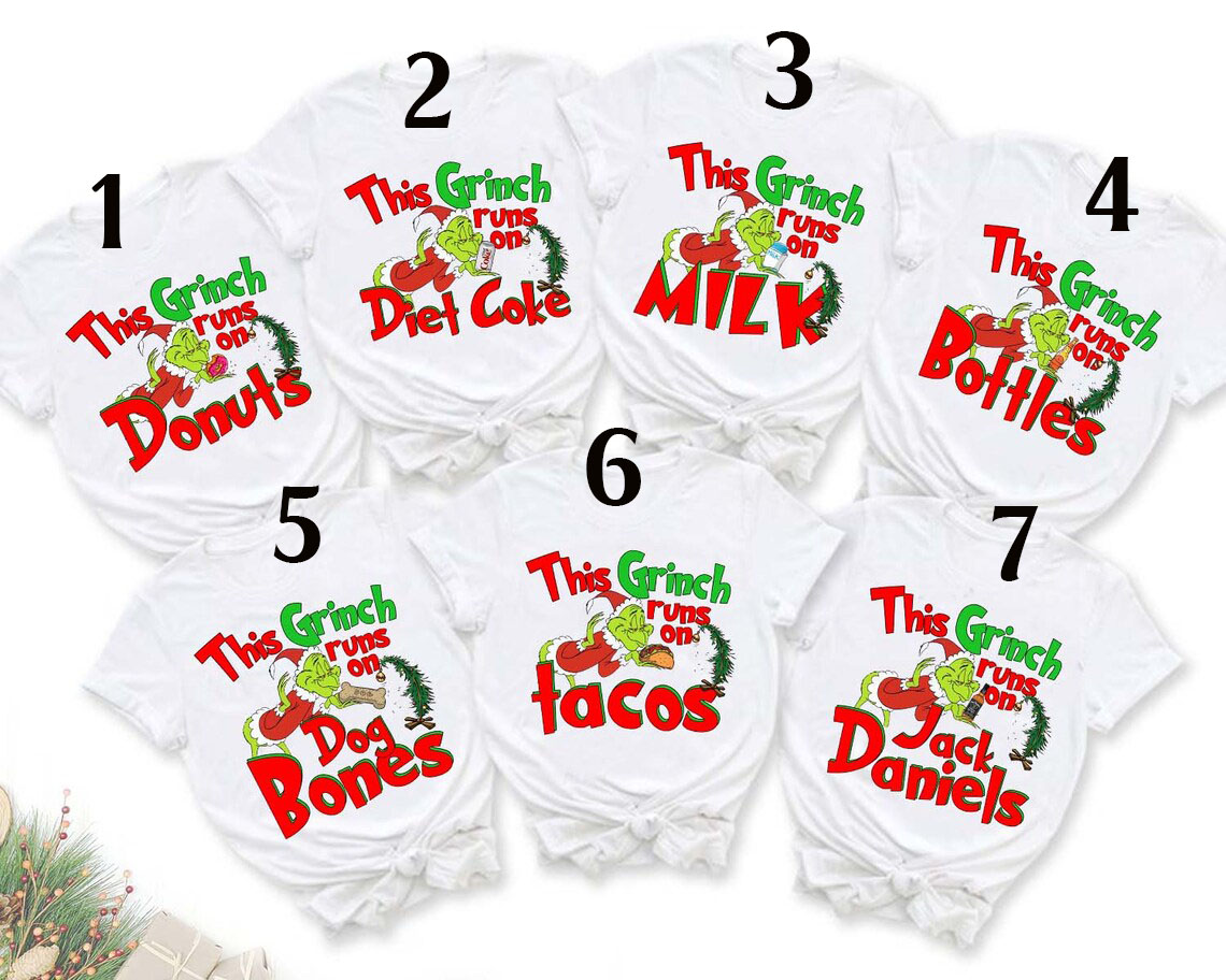 Christmas Family Grinch Family Matching T Shirt
