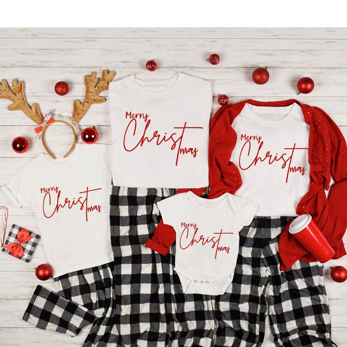 Merry Christmas Matching Family T-shirt