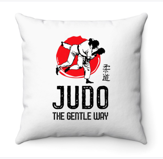 Martial Arts Mma Judo Throw Pillow