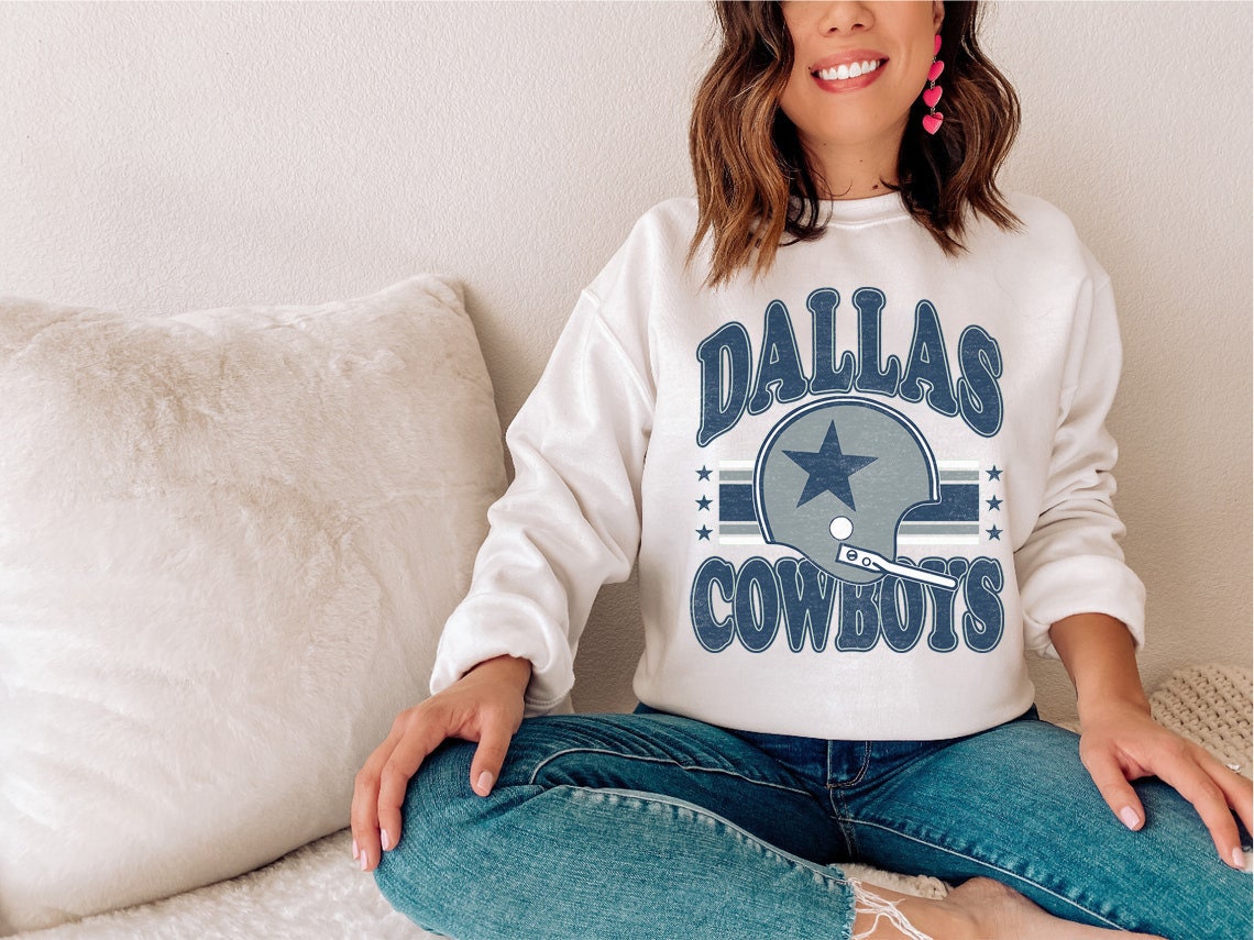 Dallas Cowboys Shirt Dallas Sweatshirt Dallas Fan Crewneck