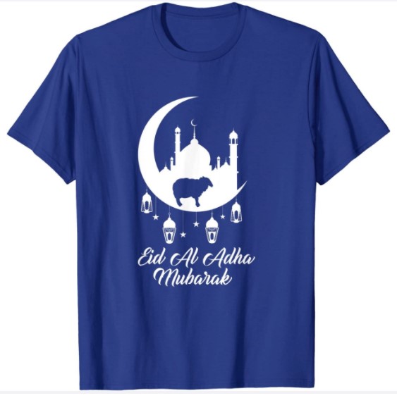 Eid Adha Mubarak 2021 Religion Islamic Muslim Mosque Ramadan T-Shirt