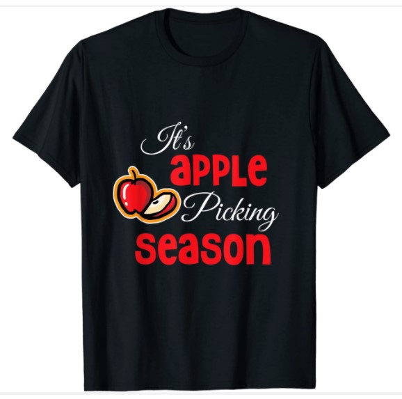 Apple picking season cute apple T-Shirt