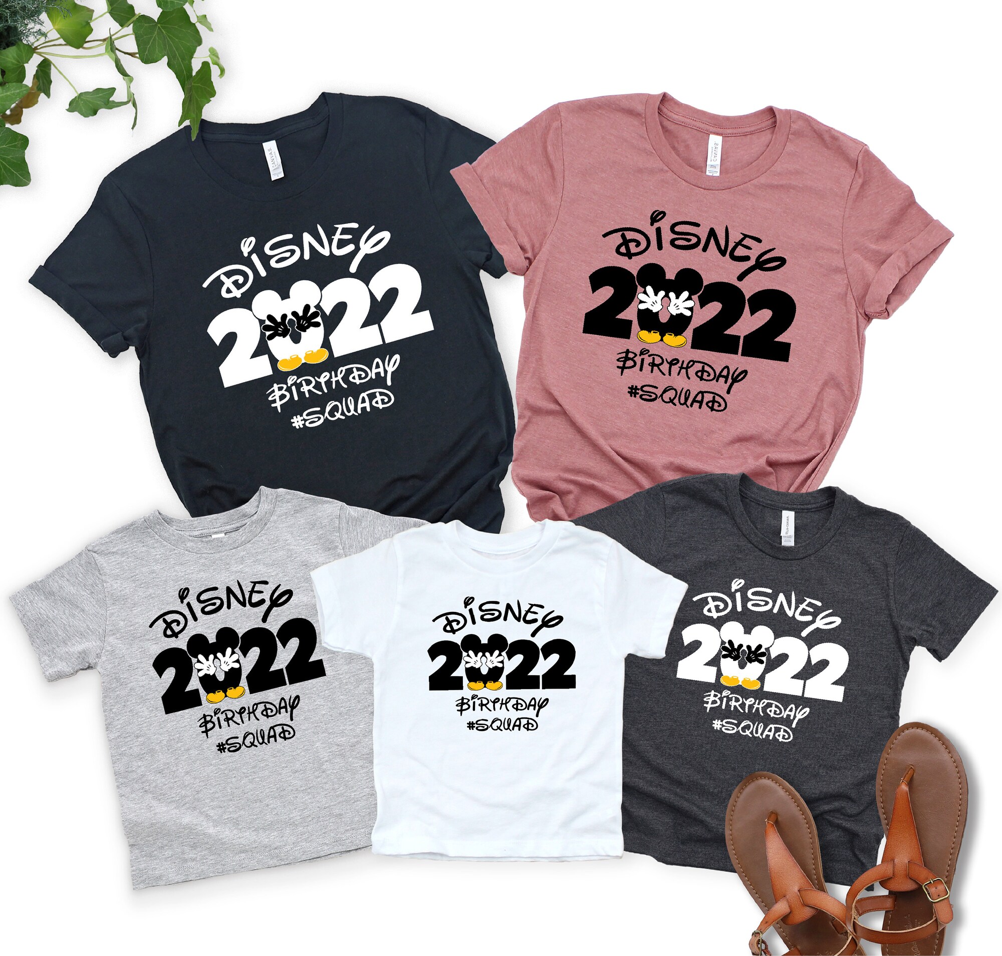 Disney Mickey Mouse Birthday Squad 2023 Personalized Shirt