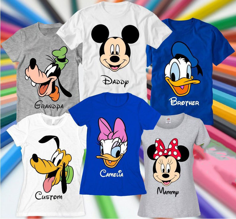 Personalized Disney World Mickey Minnie Donald Daisy Goofy Pluto Family  Vacation 2023 T-Shirt sold by Jackson Johnny, SKU 119212