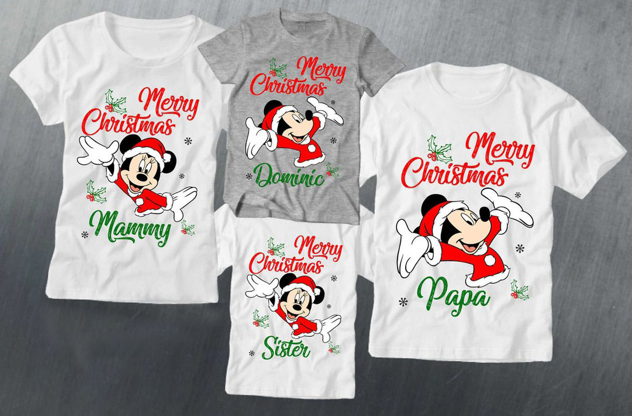 Mickey Mouse White Red Disney Cartoon Baseball Jersey, Gift Christmas  designed & sold by Printerval