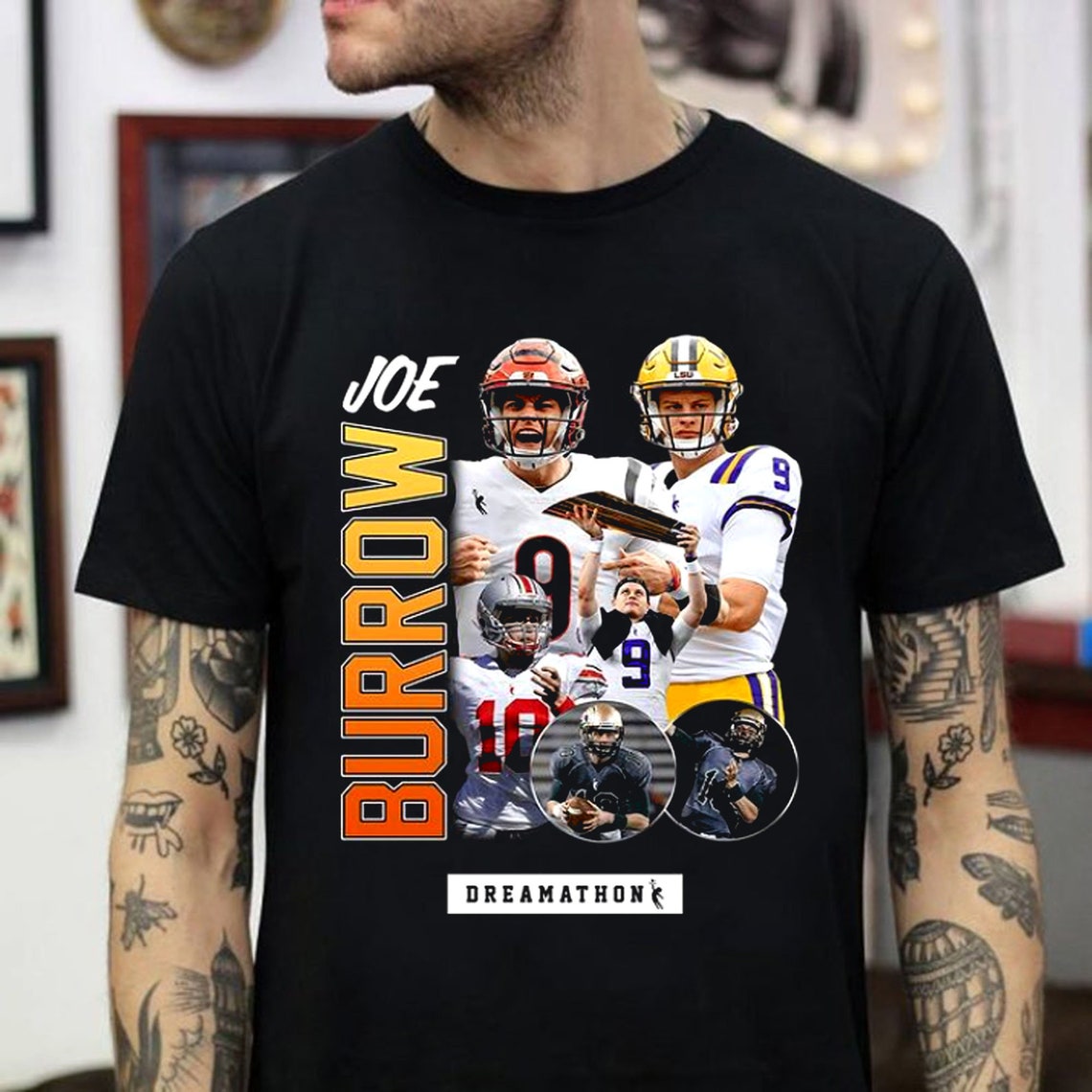 Bengals Abbey Road Joe Burrow Joe Mixon T Shirt