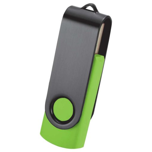 Rotate Black Clip Flash Drive 2GB-7