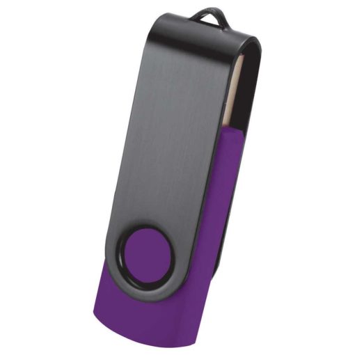 Rotate Black Clip Flash Drive 2GB-17