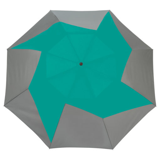 46" Vented, Auto Open Folding PinWheel Umbrella-3