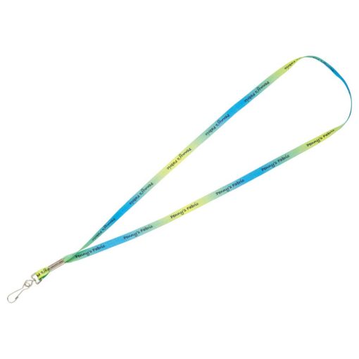 Full Color 3/8" Lanyard w/ Hook-1