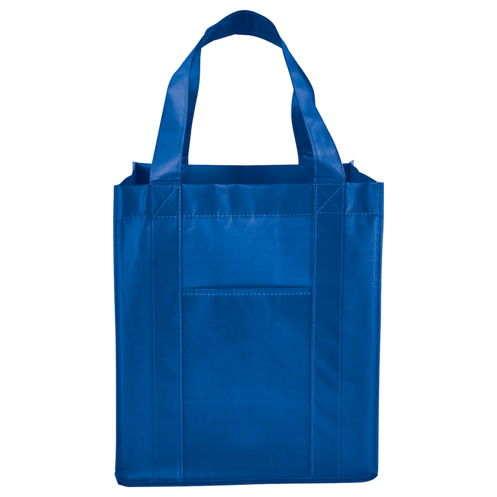 Personalized Deluxe Laminated Non-Woven Grocery Tote