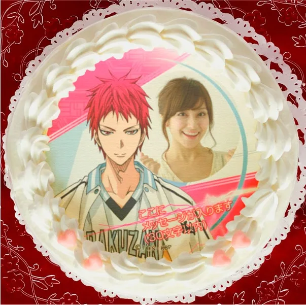 【写真メッセージ入り】プリケーキ(【第5弾】赤司征十郎A)[黒子のバスケ]