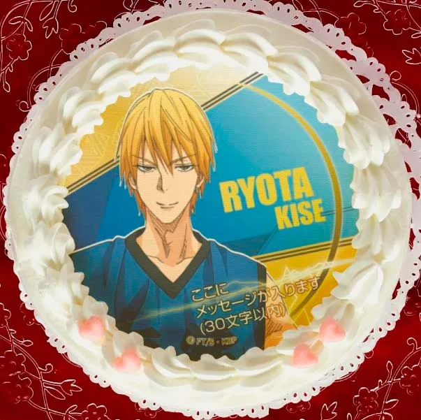 【メッセージ入り】プリケーキ（第９弾 黄瀬 涼太 A)[黒子のバスケ]