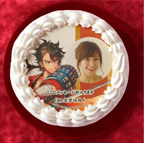 【写真メッセージ入り】陸奥守吉行(プリケーキ)[刀剣乱舞ONLINE]