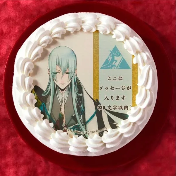 【メッセージ入り】江雪左文字(通常柄プリケーキ)[刀剣乱舞ONLINE]