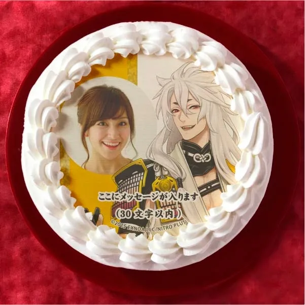 【写真メッセージ入り】小狐丸(通常柄プリケーキ)[刀剣乱舞ONLINE]