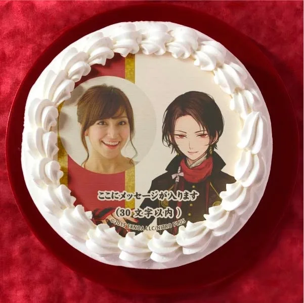 【写真メッセージ入り】加州清光(通常柄プリケーキ)[刀剣乱舞ONLINE]