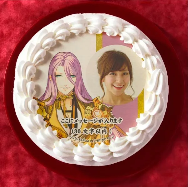 【写真メッセージ入り】蜂須賀虎徹(通常柄プリケーキ)[刀剣乱舞ONLINE]