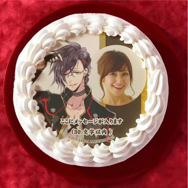 【写真メッセージ入り】明石国行(通常柄プリケーキ)[刀剣乱舞ONLINE]