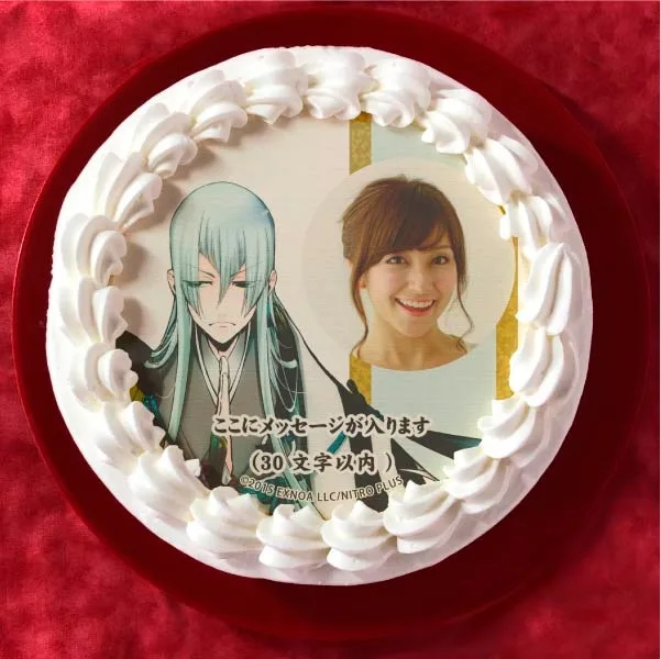 【写真メッセージ入り】江雪左文字(通常柄プリケーキ)[刀剣乱舞ONLINE]
