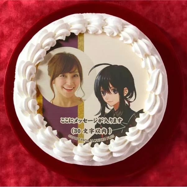 【写真メッセージ入り】鯰尾藤四郎(通常柄プリケーキ)[刀剣乱舞ONLINE]