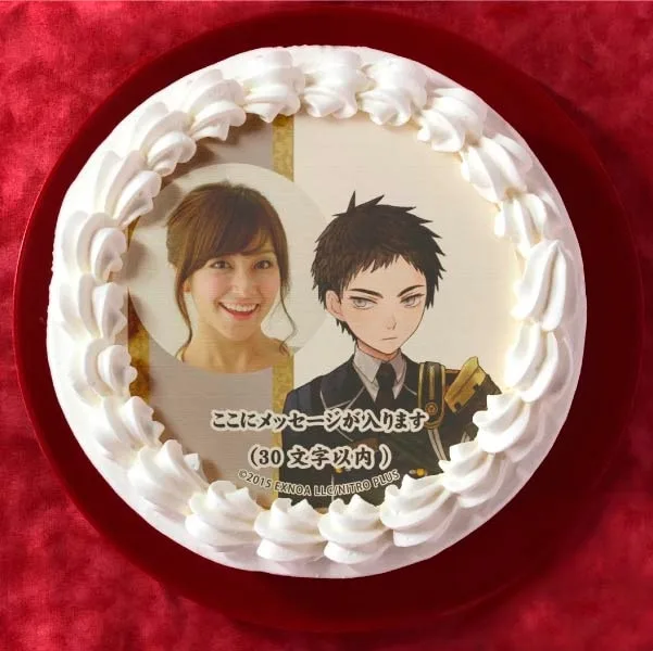 【写真メッセージ入り】厚藤四郎(通常柄プリケーキ)[刀剣乱舞ONLINE]