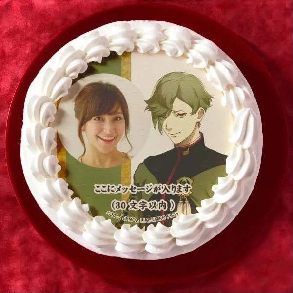 【写真メッセージ入り】鶯丸(通常柄プリケーキ)[刀剣乱舞ONLINE]