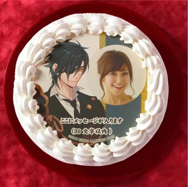 【写真メッセージ入り】燭台切光忠(通常柄プリケーキ)[刀剣乱舞ONLINE]
