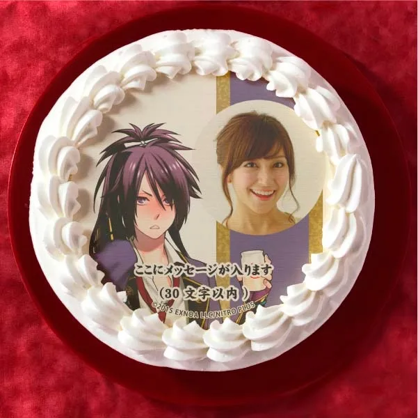 【写真メッセージ入り】不動行光(通常柄プリケーキ)[刀剣乱舞ONLINE]