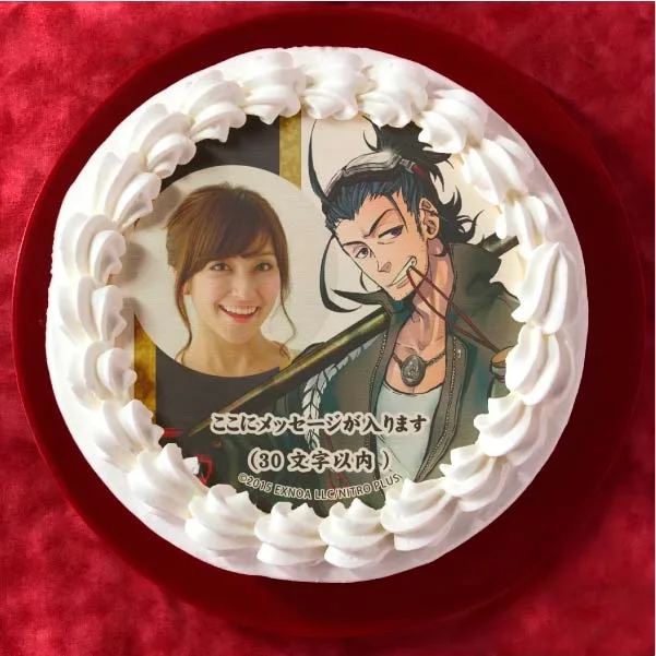 【写真メッセージ入り】日本号(通常柄プリケーキ)[刀剣乱舞ONLINE]