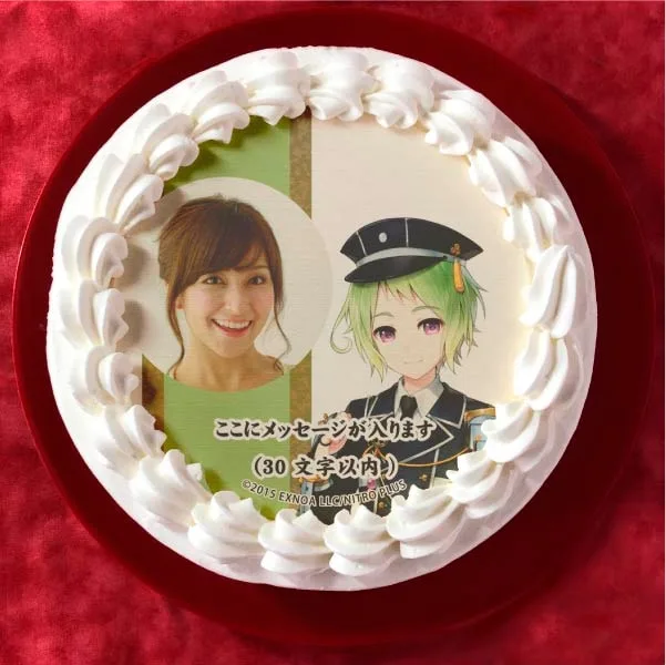【写真メッセージ入り】毛利藤四郎(通常柄プリケーキ)[刀剣乱舞ONLINE]