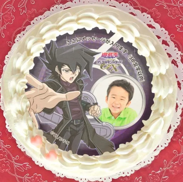 【写真メッセージ入り】プリケーキ（万丈目準）【特典缶バッジ付き】[遊☆戯☆王デュエルモンスターズGX]