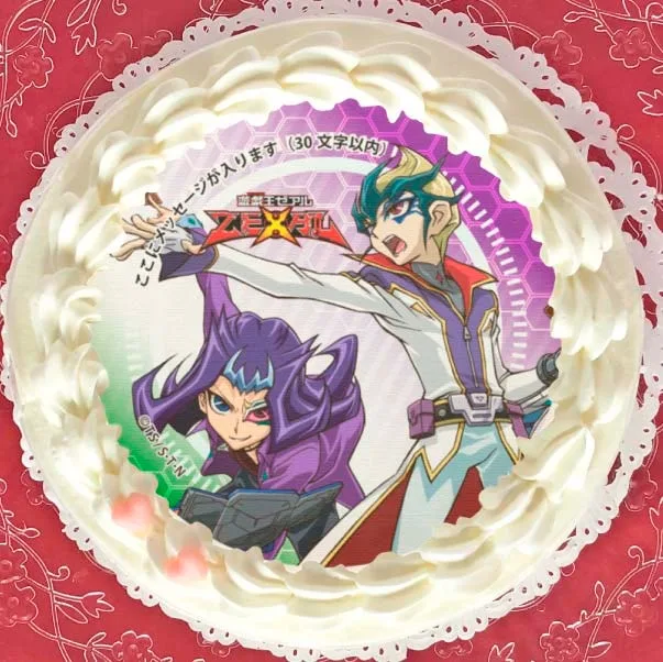 【メッセージ入り】プリケーキ（神代凌牙＆天城カイト）【特典缶バッジ付き】[遊☆戯☆王ZEXAL]