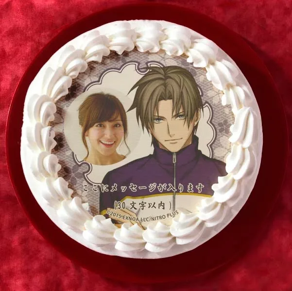 【写真メッセージ入り】へし切長谷部(内番柄プリケーキ)[刀剣乱舞ONLINE]