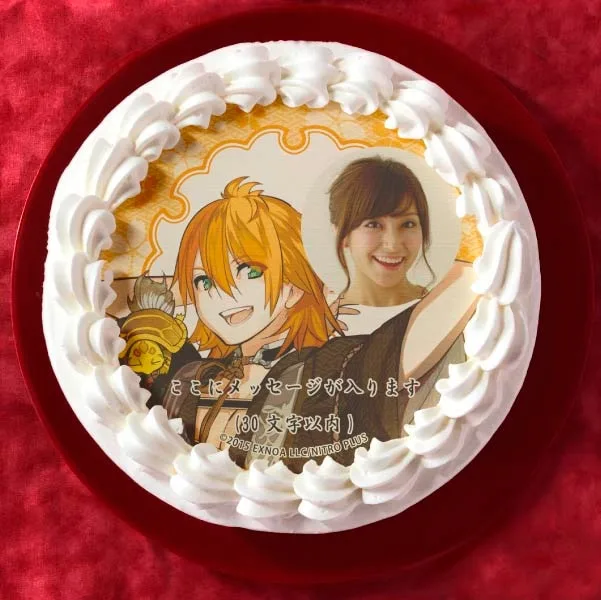 【写真メッセージ入り】浦島虎徹(内番柄プリケーキ)[刀剣乱舞ONLINE]