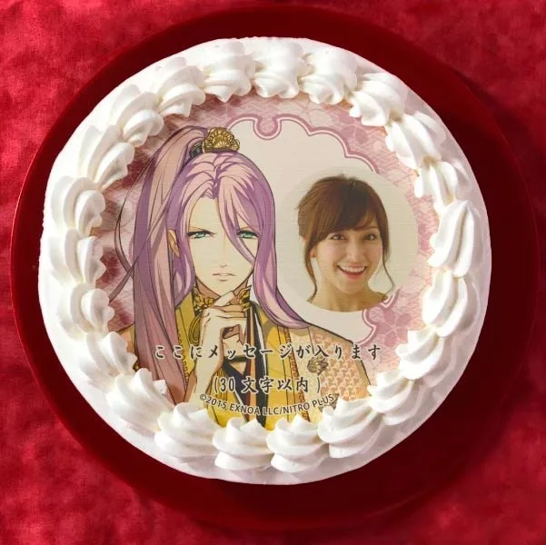 【写真メッセージ入り】蜂須賀虎徹(内番柄プリケーキ)[刀剣乱舞ONLINE]