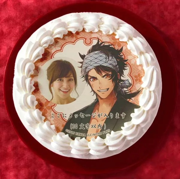 【写真メッセージ入り】陸奥守吉行(内番柄プリケーキ)[刀剣乱舞ONLINE]