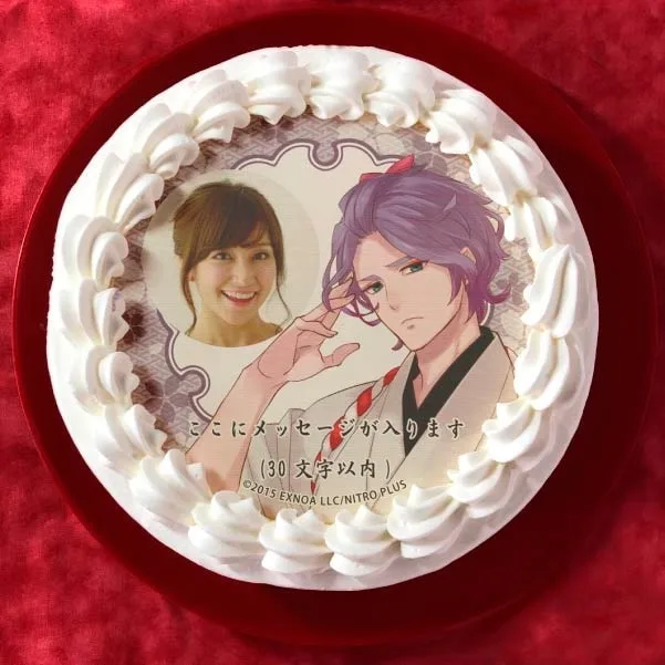 【写真メッセージ入り】歌仙兼定(内番柄プリケーキ)[刀剣乱舞ONLINE]