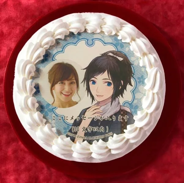 【写真メッセージ入り】大和守安定(内番柄プリケーキ)[刀剣乱舞ONLINE]