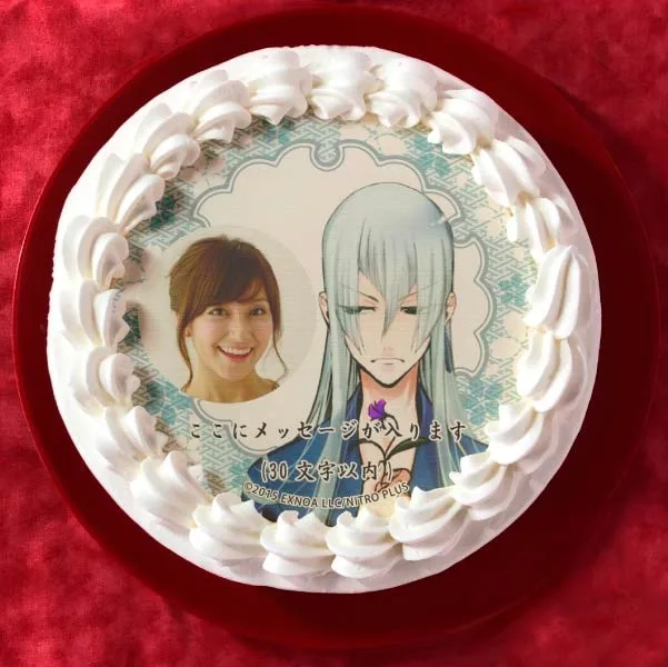【写真メッセージ入り】江雪左文字(内番柄プリケーキ)[刀剣乱舞ONLINE]